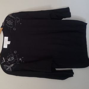 SEXY Classy Vintage Bling Black  Sweater American Glamor M